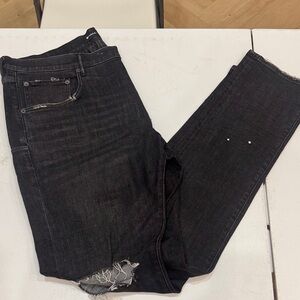 Classic Black Slim Straight Men's Jeans